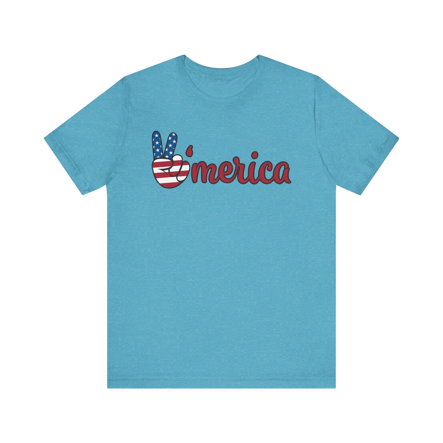 Peace 'Merica Unisex Jersey Short Sleeve Tee