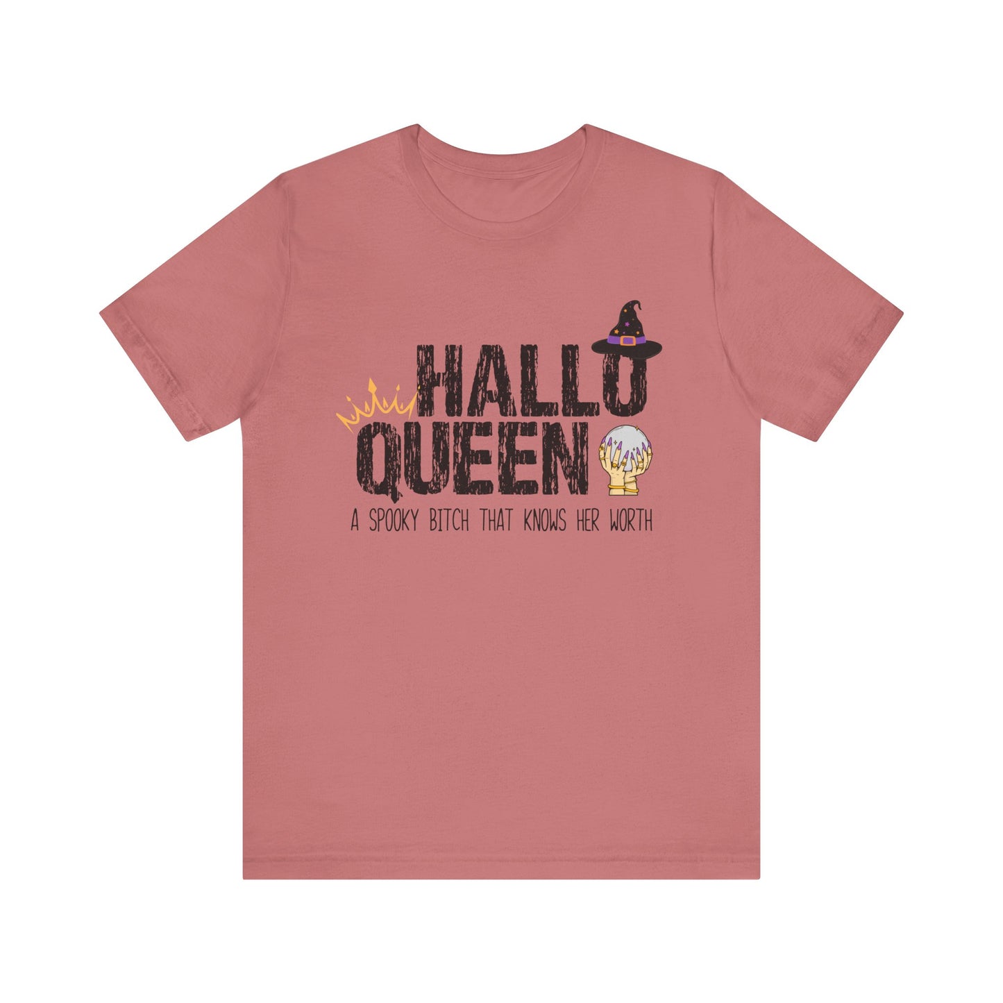 Hallo- QUEEN  Unisex Jersey Short Sleeve Tee