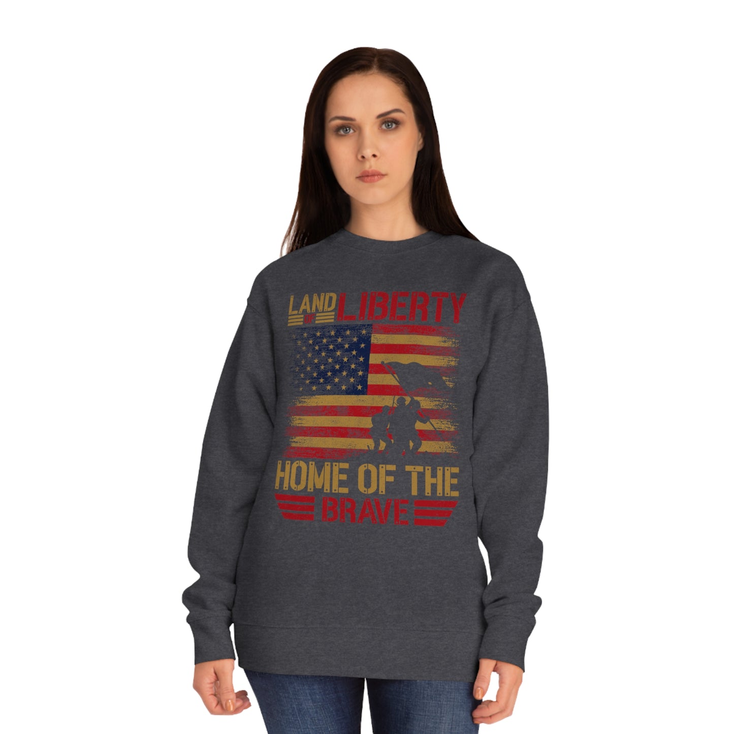 Home of the Brave Unisex Crew Sweatshirt