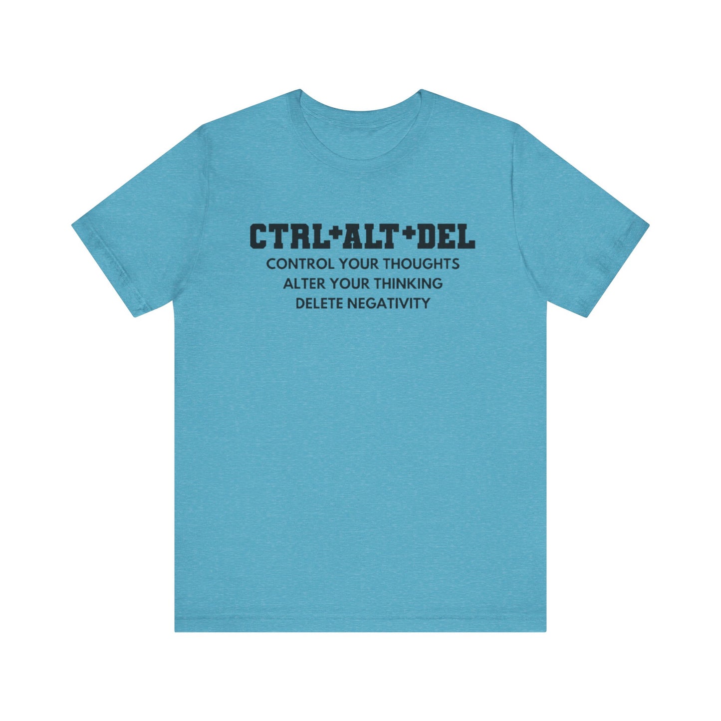 CTRL+ ALT+ DEL Unisex Jersey Short Sleeve Tee