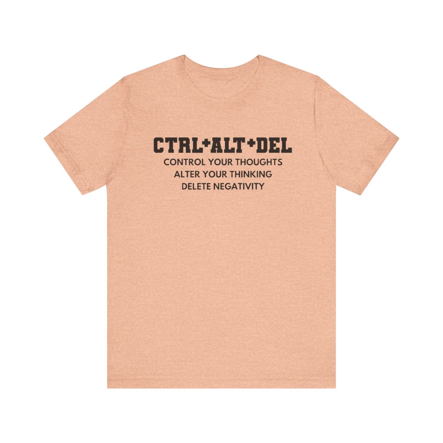 CTRL+ ALT+ DEL Unisex Jersey Short Sleeve Tee