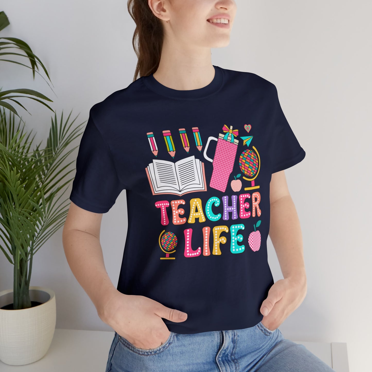 Teacher Life, Stanley Unisex Jersey T-Shirt