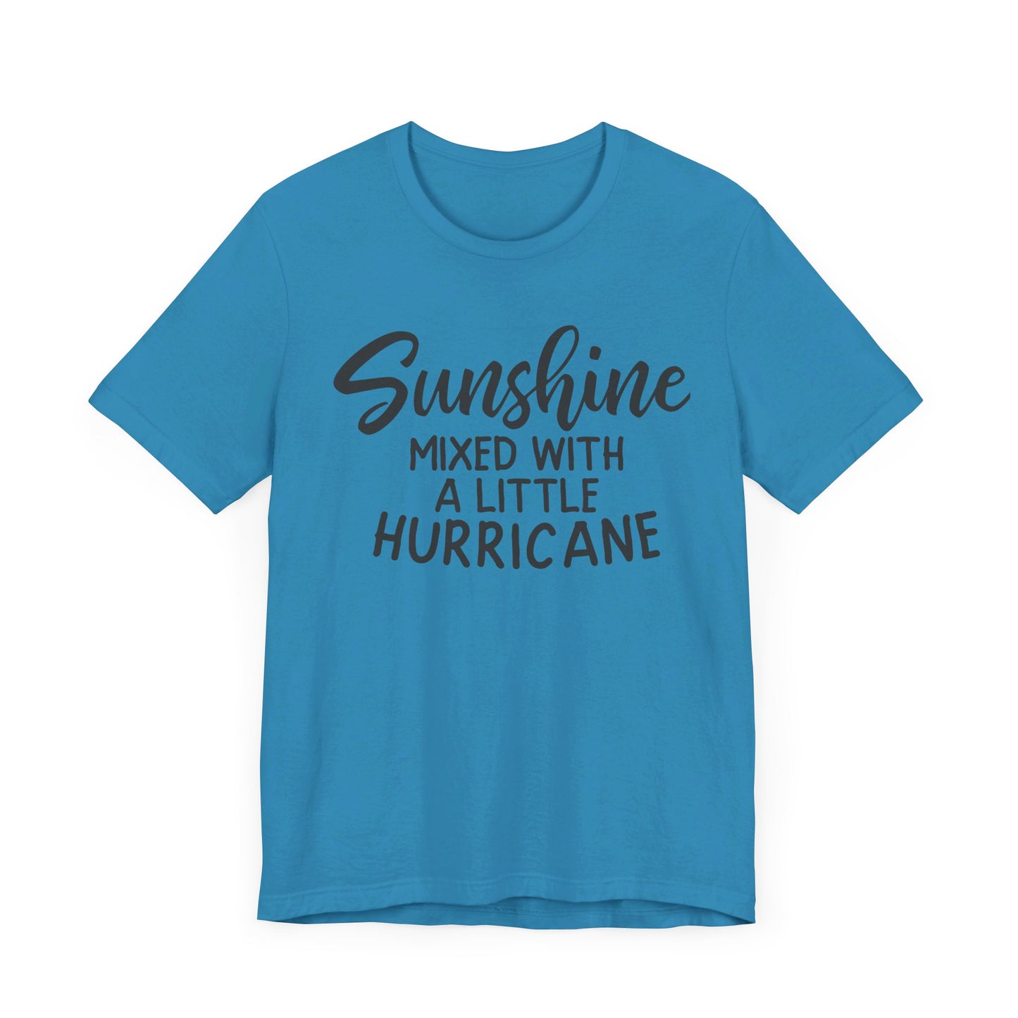 Sunshine Mixed with a little Hurricane Unisex Jersey Short Sleeve Tee