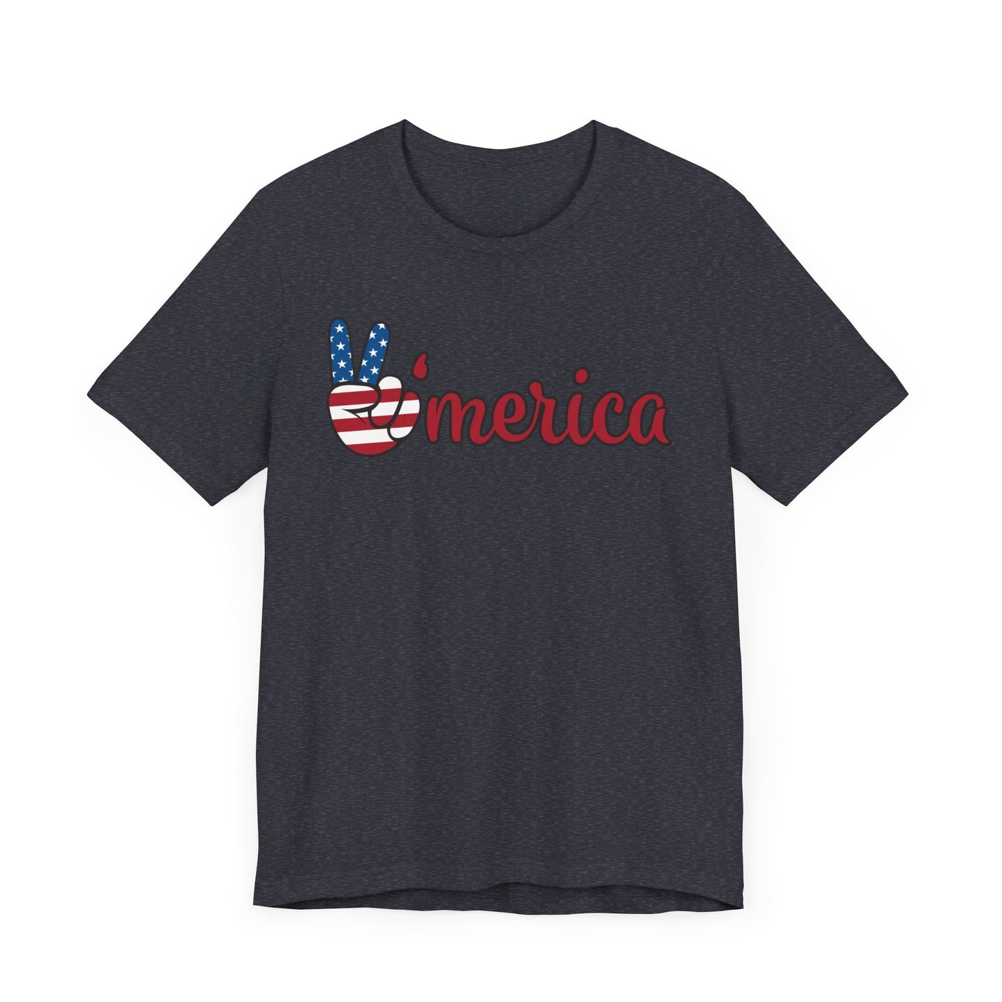 Peace 'Merica Unisex Jersey Short Sleeve Tee