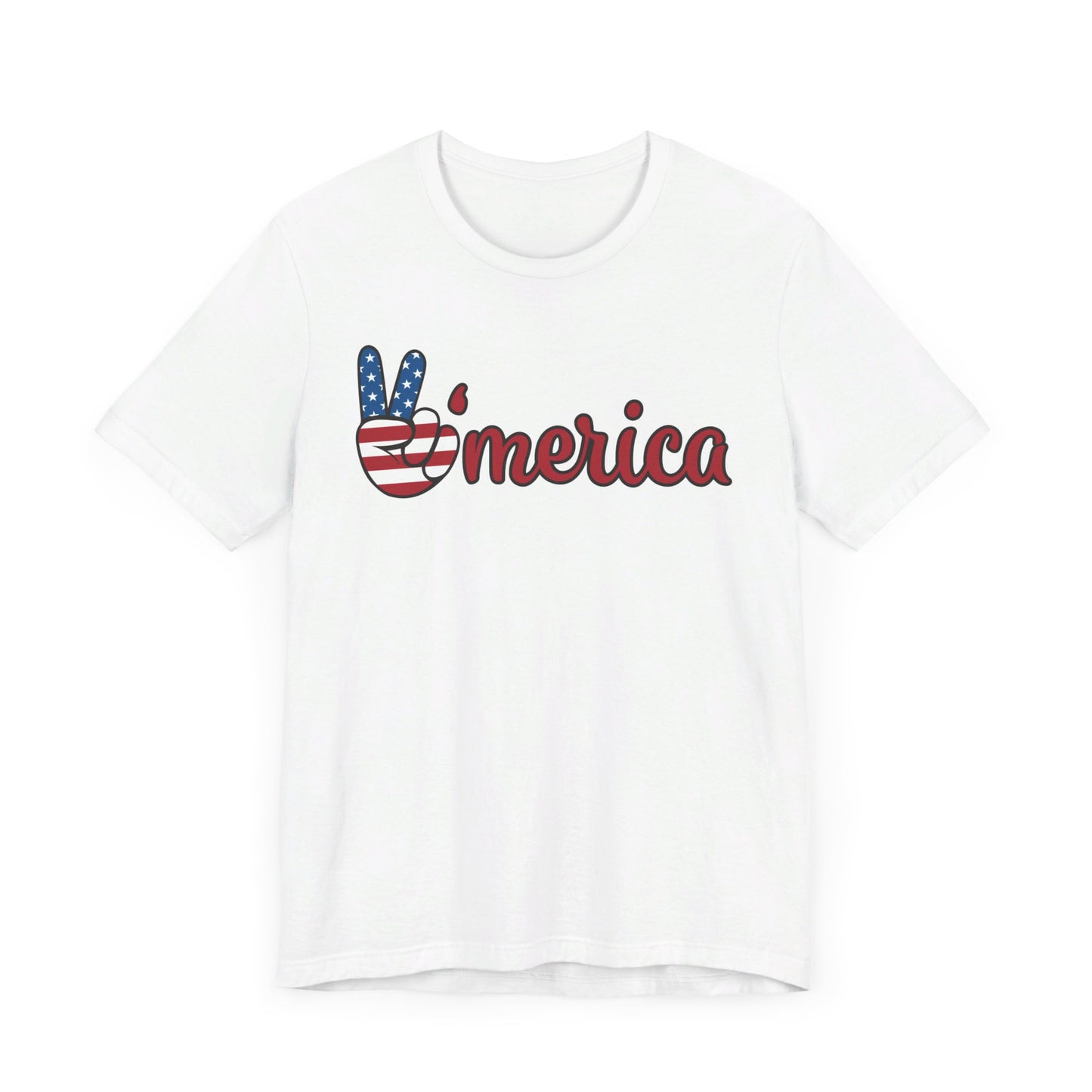 Peace 'Merica Unisex Jersey Short Sleeve Tee