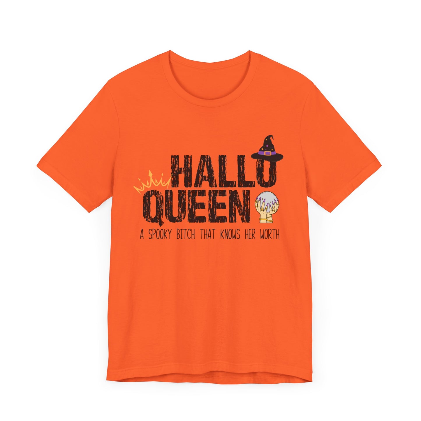 Hallo- QUEEN  Unisex Jersey Short Sleeve Tee