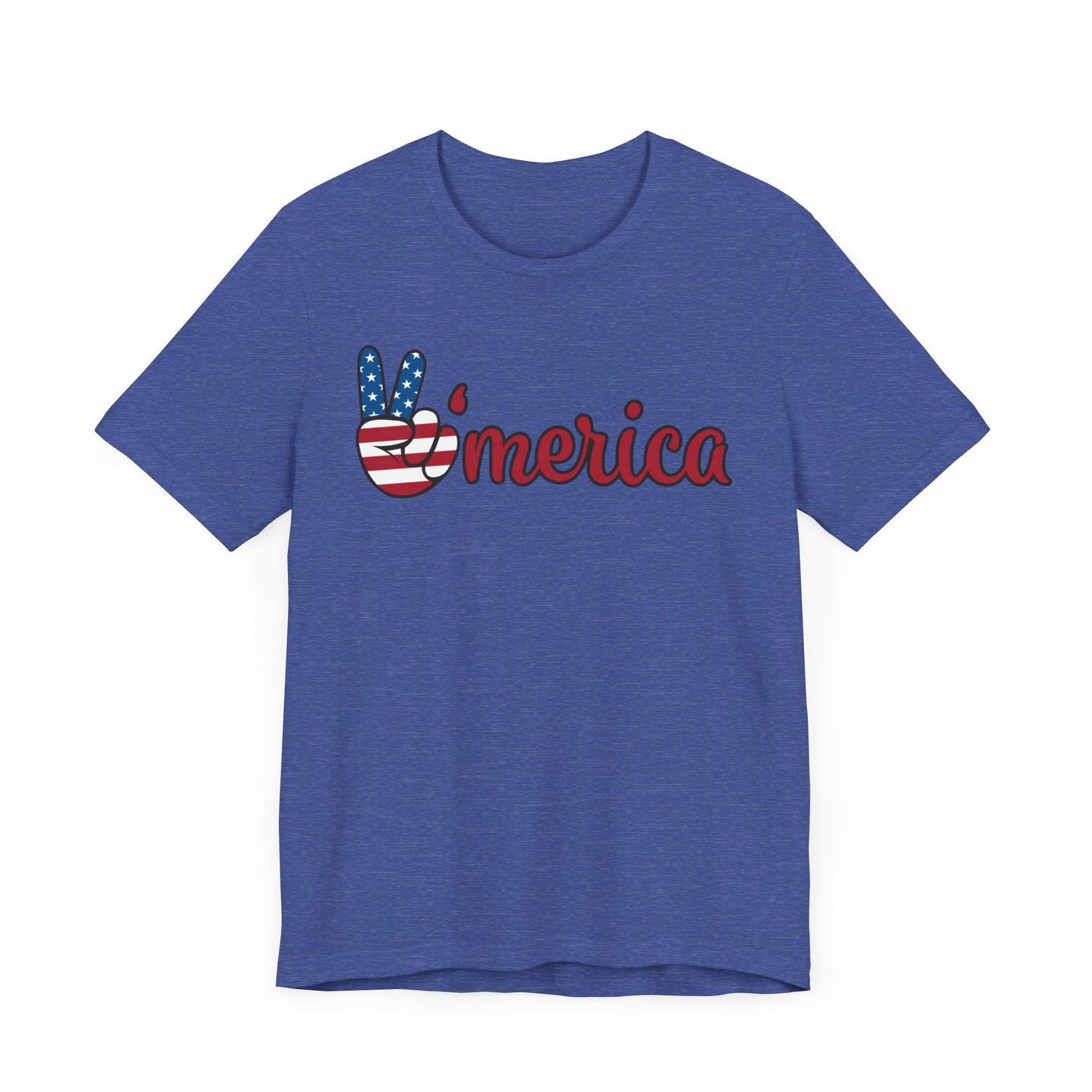 Peace 'Merica Unisex Jersey Short Sleeve Tee