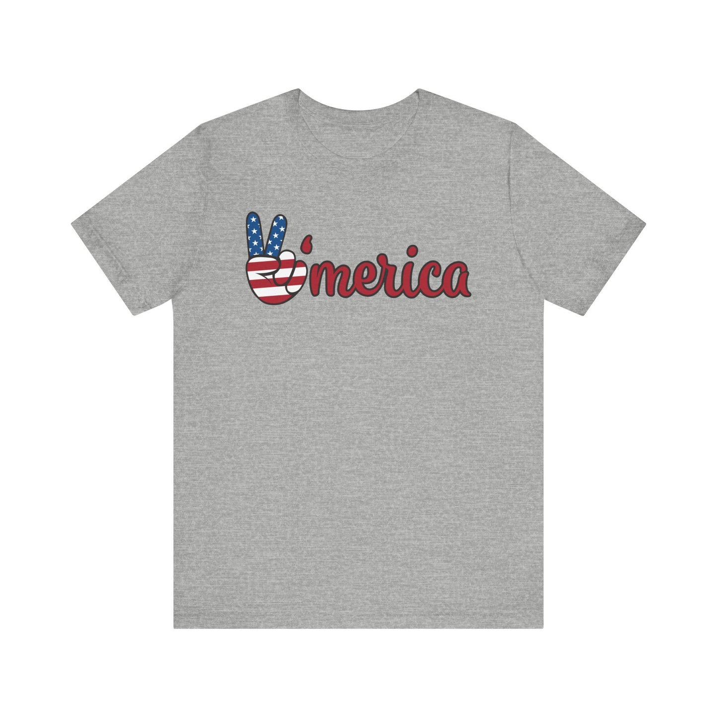 Peace 'Merica Unisex Jersey Short Sleeve Tee