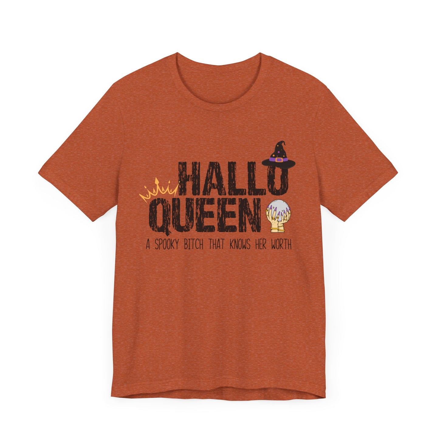 Hallo- QUEEN  Unisex Jersey Short Sleeve Tee