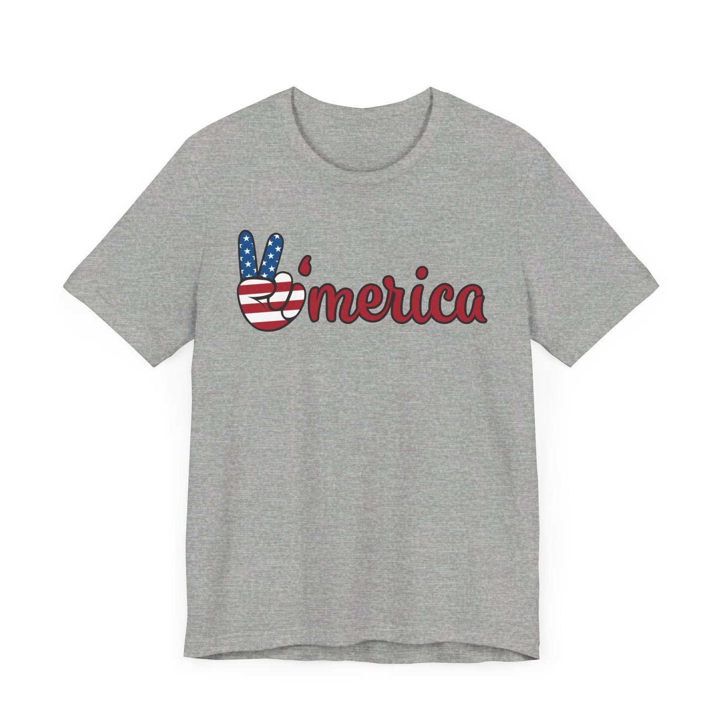 Peace 'Merica Unisex Jersey Short Sleeve Tee