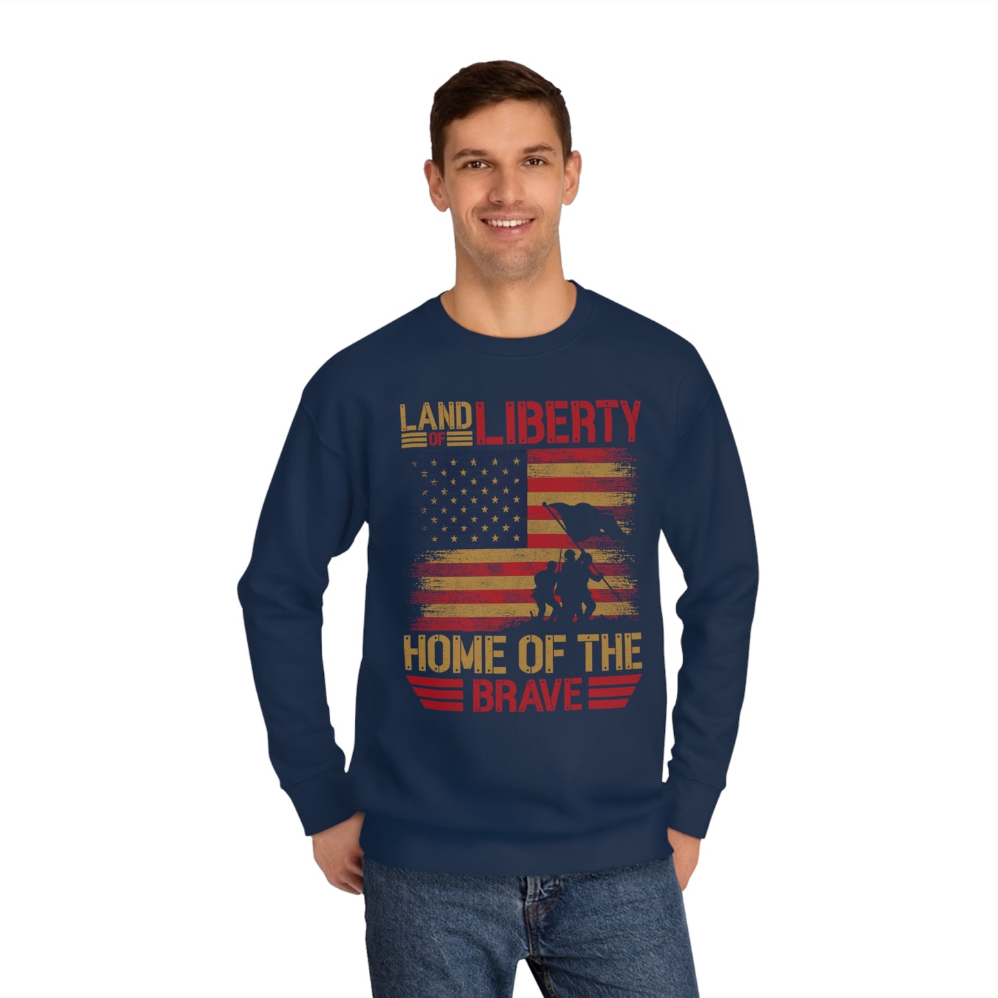 Home of the Brave Unisex Crew Sweatshirt