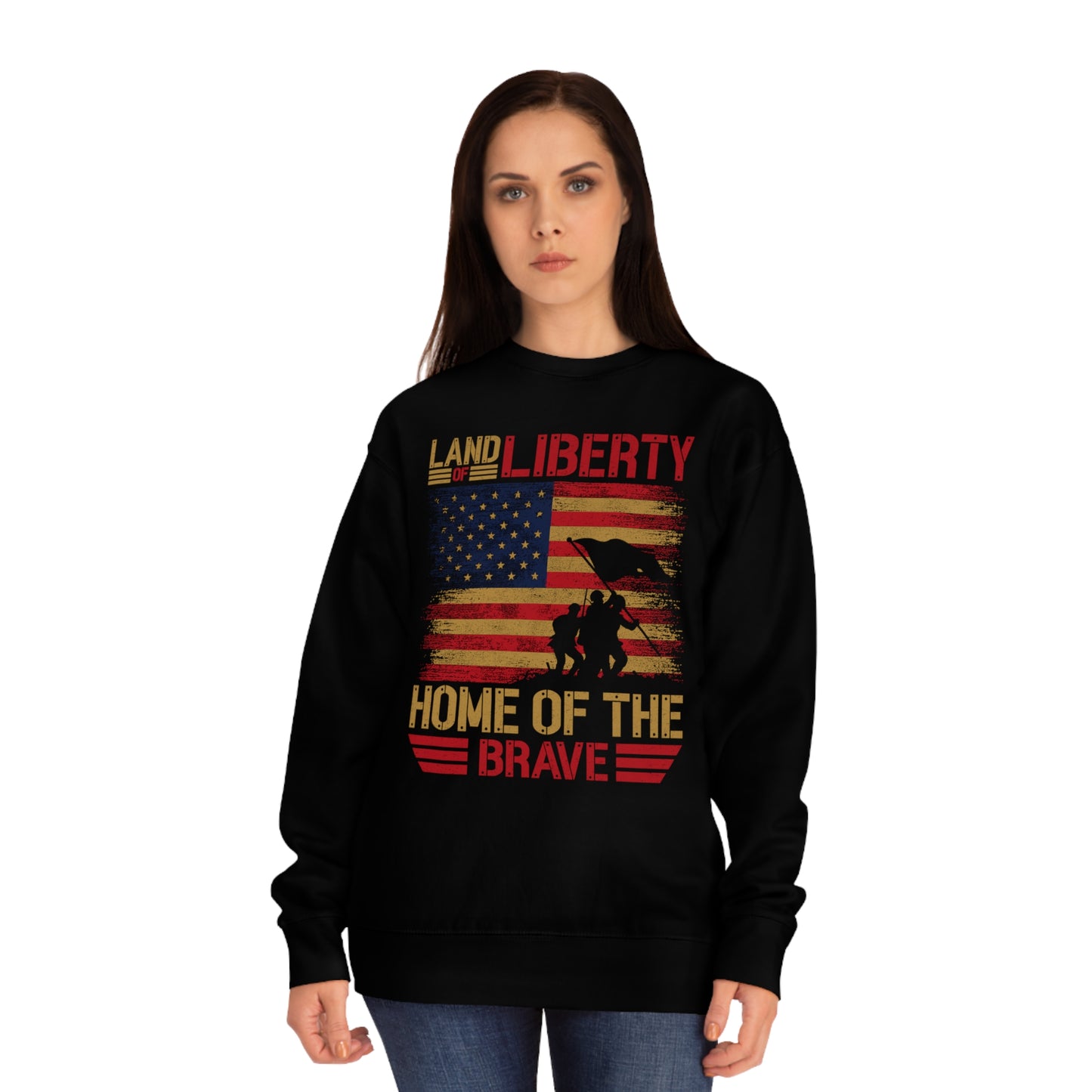 Home of the Brave Unisex Crew Sweatshirt