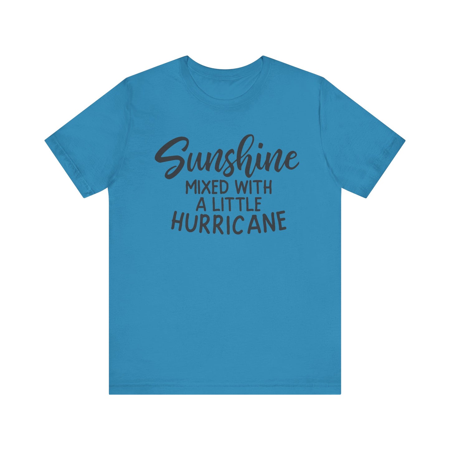 Sunshine Mixed with a little Hurricane Unisex Jersey Short Sleeve Tee