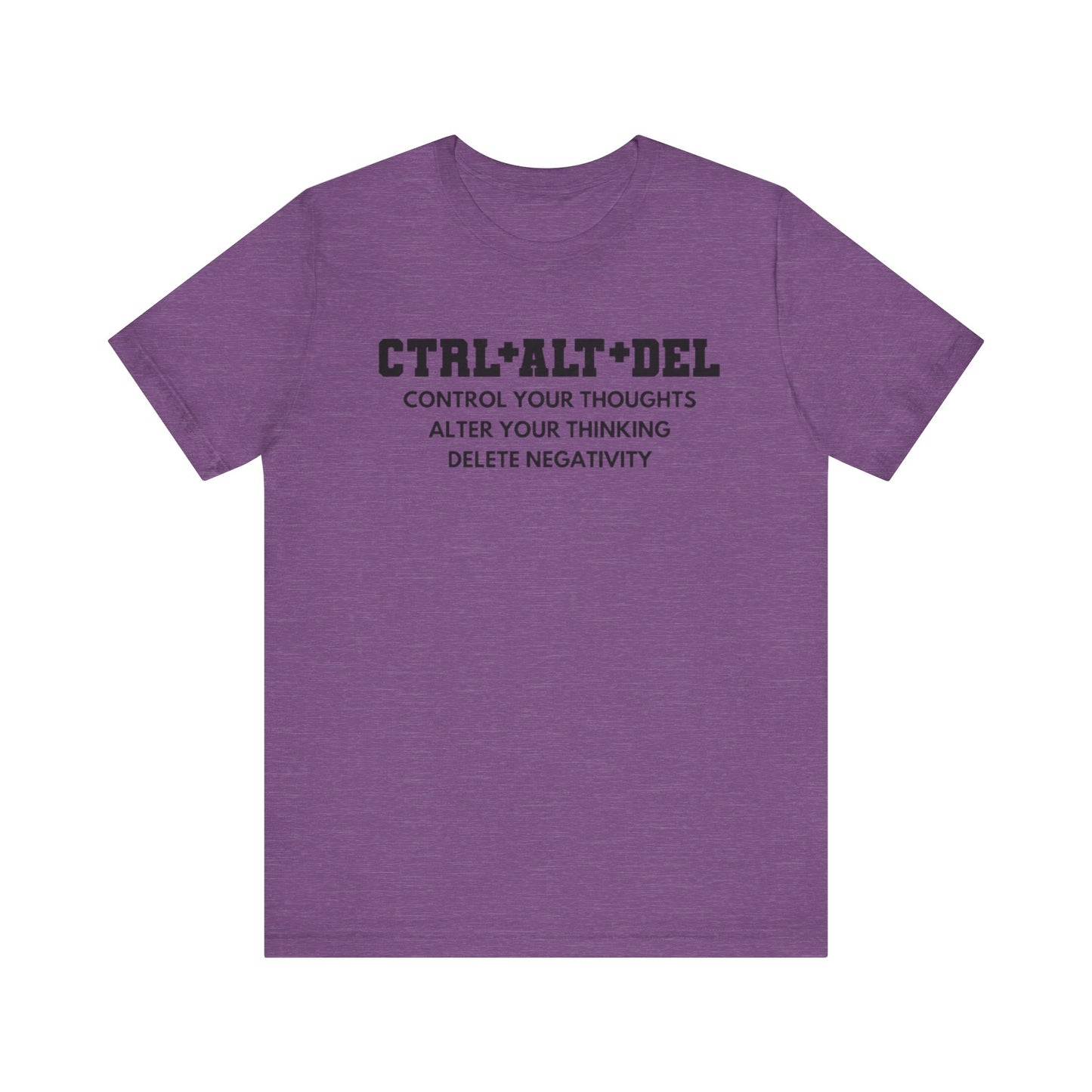 CTRL+ ALT+ DEL Unisex Jersey Short Sleeve Tee